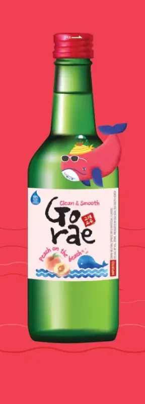 Gorae Soju Peach on the Beach bottle