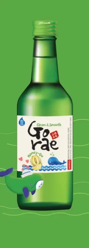 Gorae Soju Honey-Do bottle