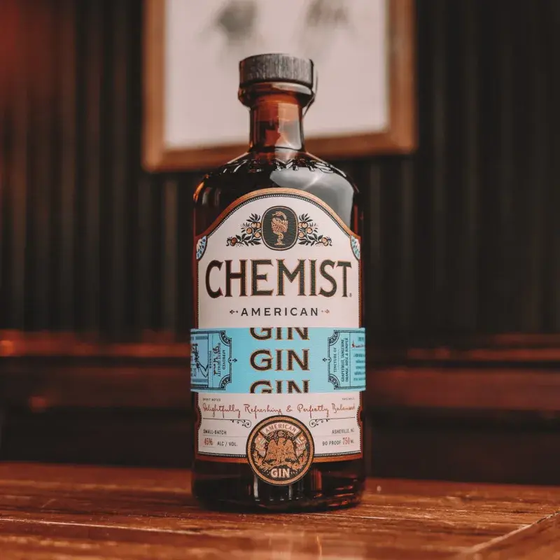 Chemist Gin bottle