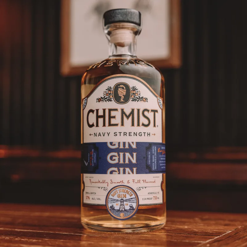 Chemist Navy Strength Gin bottle