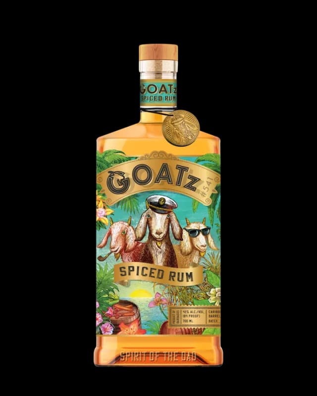 GOATz Spiced Rum bottle
