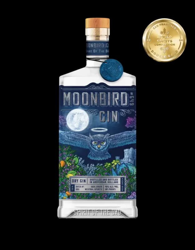 MoonBird Gin bottle