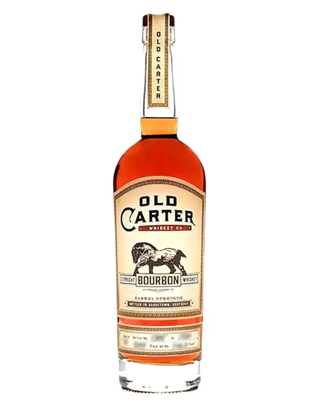 Old Carter SB Bourbon bottle