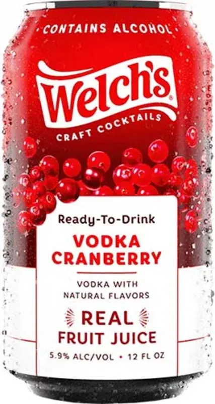 Welch's Vodka Cranberry 4Pk bottle
