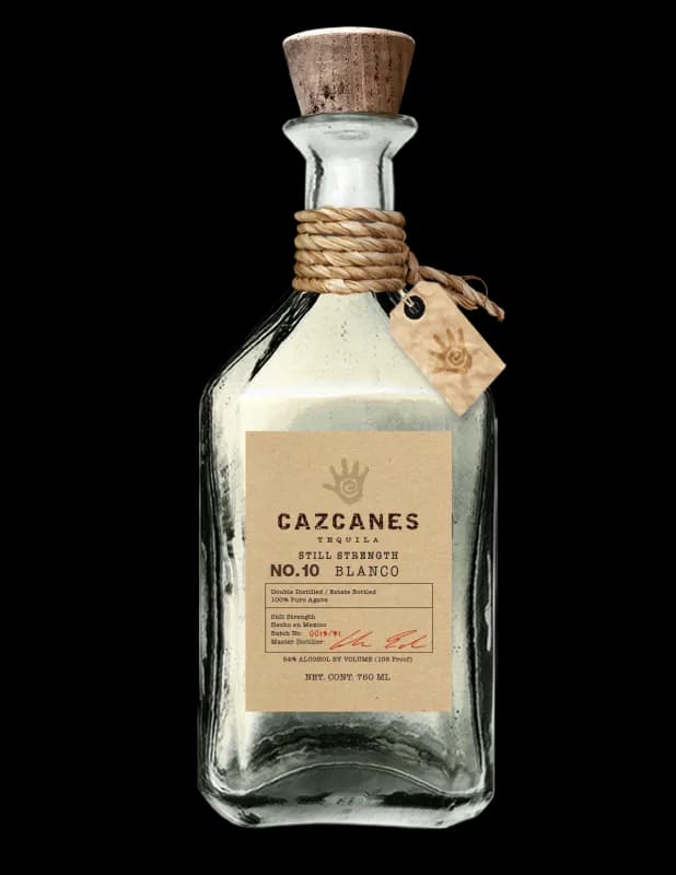 Cazcanes Blanco Tequila No. 10 Still Strength