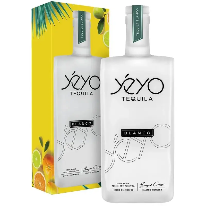 Yeyo Blanco Tequila bottle