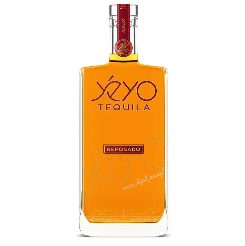 Yeyo Tequila Reposado Rosa bottle