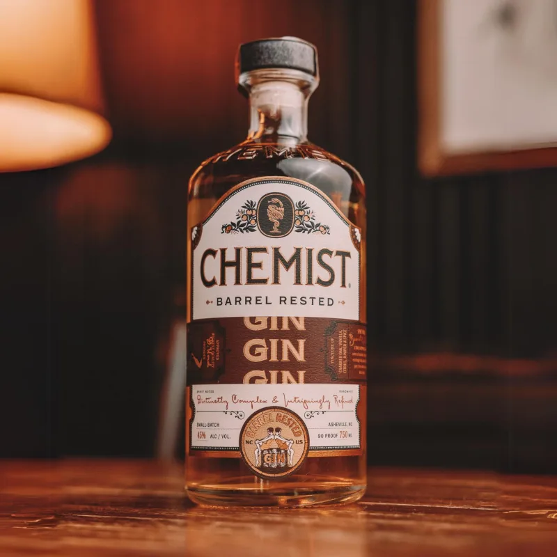 Chemist Barrel Rested Gin bottle