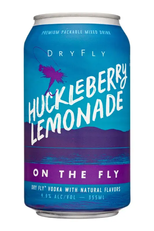Dry Fly Huckleberry Lemonade 4Pk bottle