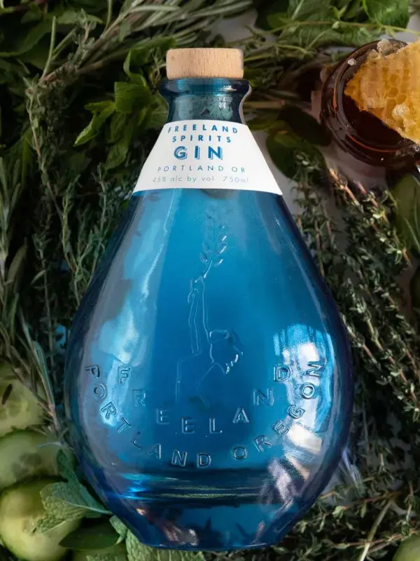 Freeland Spirits Gin bottle