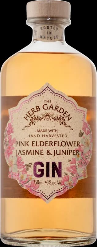 The Herb Garden Pink Elderflower & Jasmine Gin