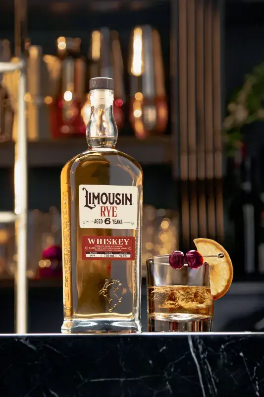 Limousin Rye Whiskey bottle