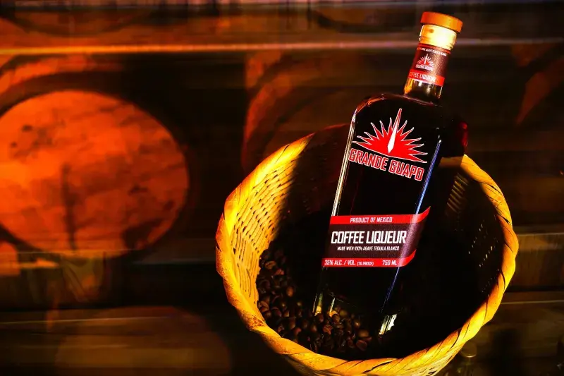Grande Guapo Handcrafted Tequila Coffee Liqueur bottle