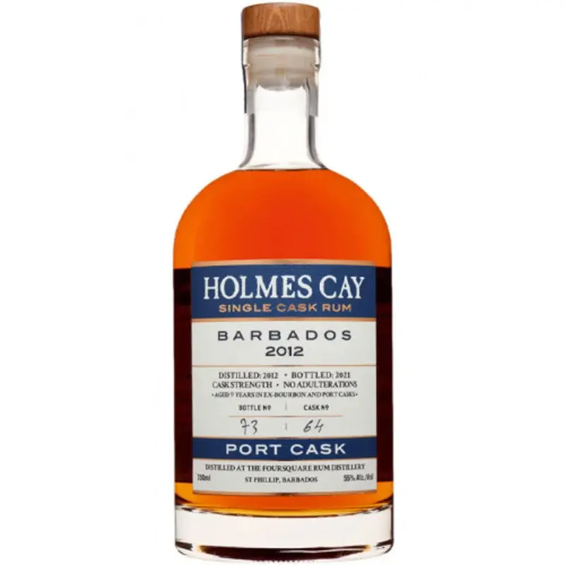 Holmes Cay Barbados Port Cask Rum bottle