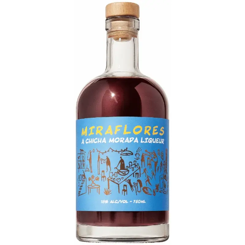 Miraflores Chicha Morada Liqueur bottle