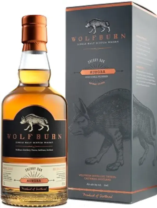 Wolfburn Aurora bottle