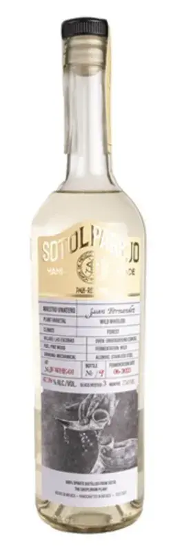 Parejo Juan Fernandez Sotol Wheeleri bottle