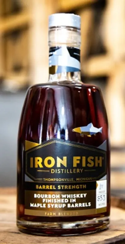 Iron Fish Barrel Strength Bourbon Whiskey Finished
