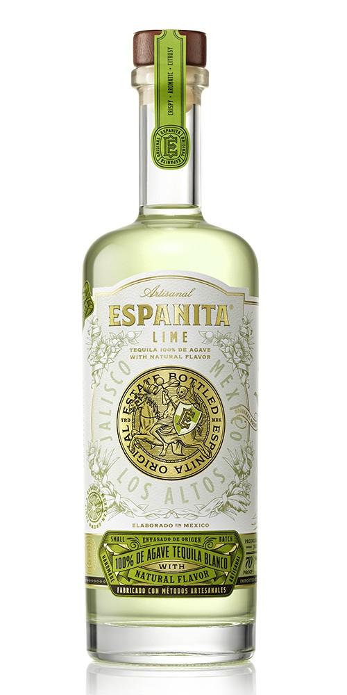 Espanita Blanco Lime Tequila bottle