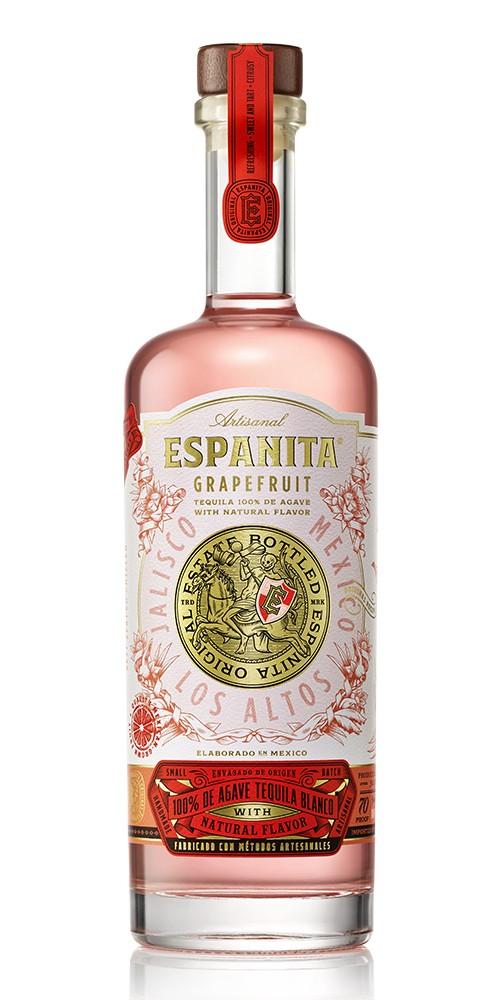 Espanita Blanco Grapefruit Tequila bottle