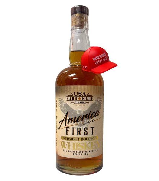 America First Bourbon Whiskey bottle
