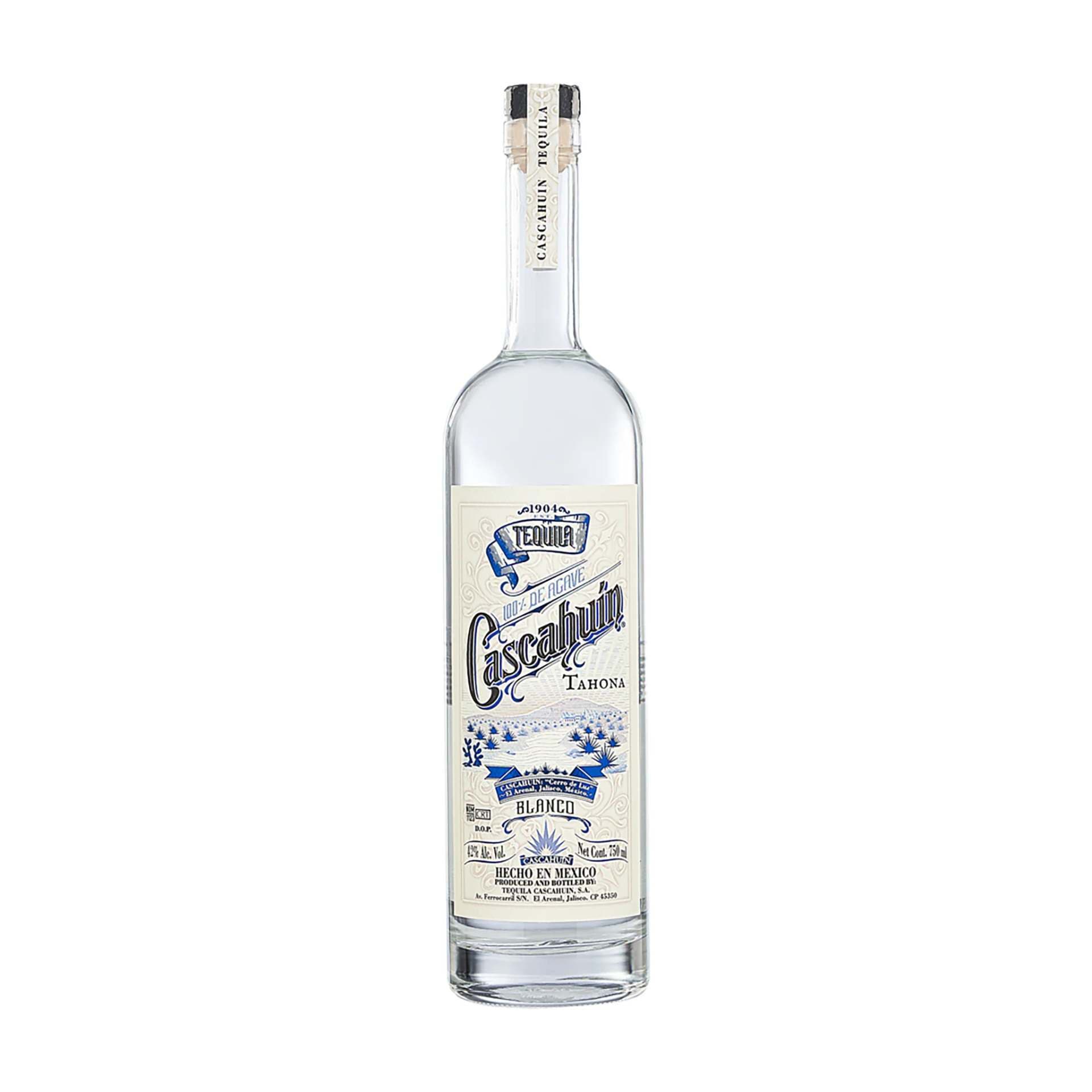 Tequila Cascahuin Blanco Tahona