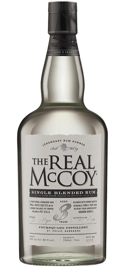 The Real McCoy 3Y Aged Rum bottle