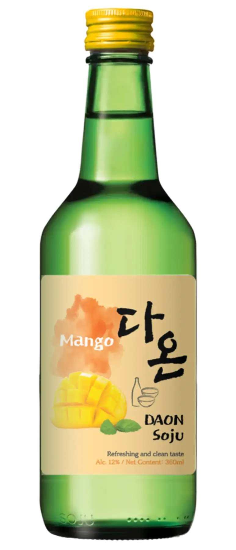 Daon Soju Mango bottle