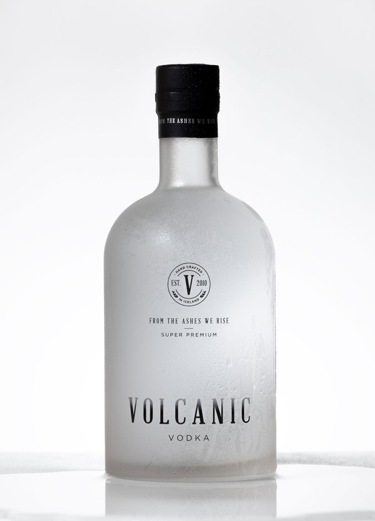 Volcanic Vodka bottle