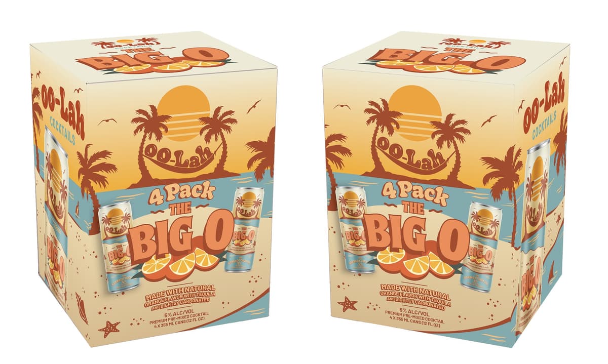 oo-Lah Cocktails Big O 4Pk bottle