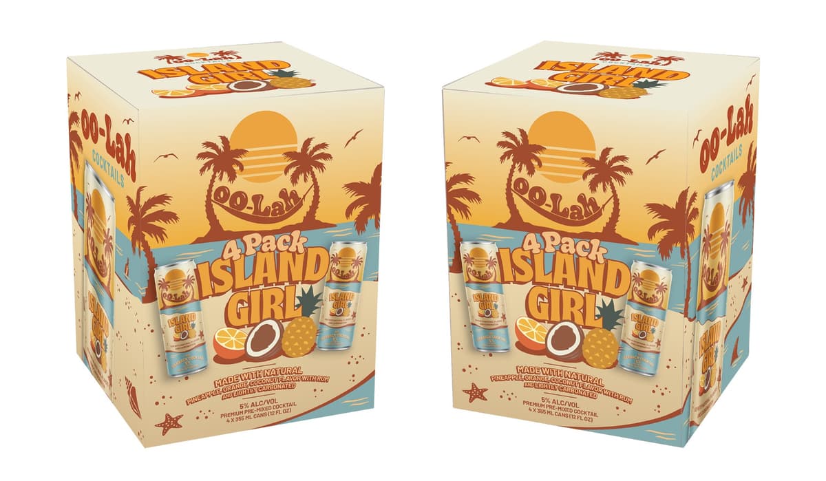 oo-Lah Cocktails Island Girl 4Pk bottle