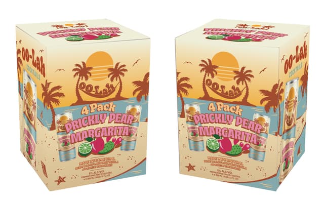 oo-Lah Cocktails Prickly Pear Margarita 4Pk