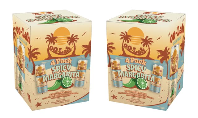 oo-Lah Cocktails Spicy Margarita 4Pk