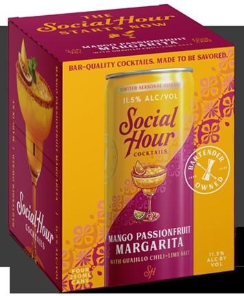 Social Hour Cocktails Mango Passionfruit Marg. 4Pk