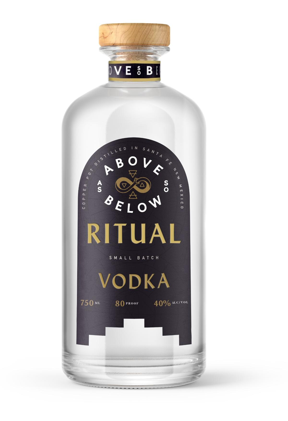 AASB Ritual Small Batch Vodka bottle