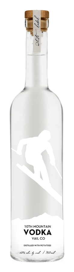 10th Mountain Potato Vodka bottle
