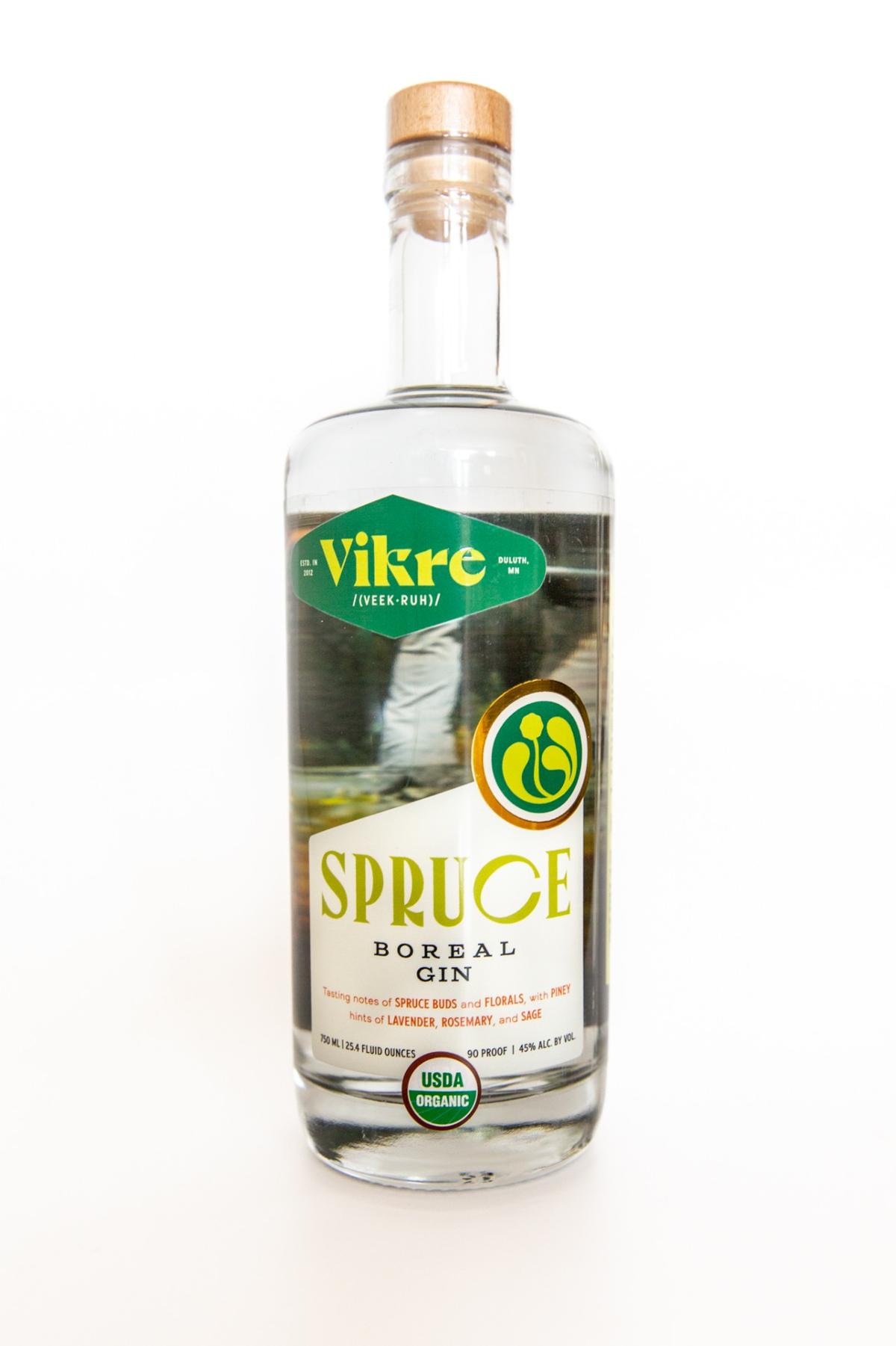 Spruce Boreal Gin bottle