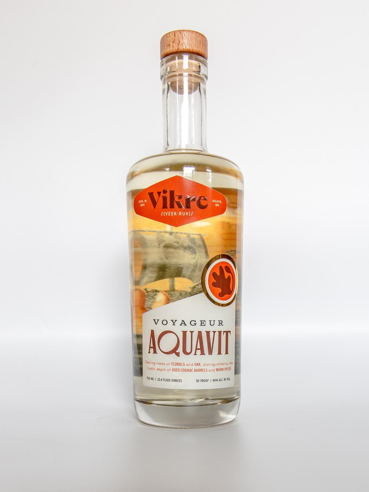 Voyageur Aquavit bottle