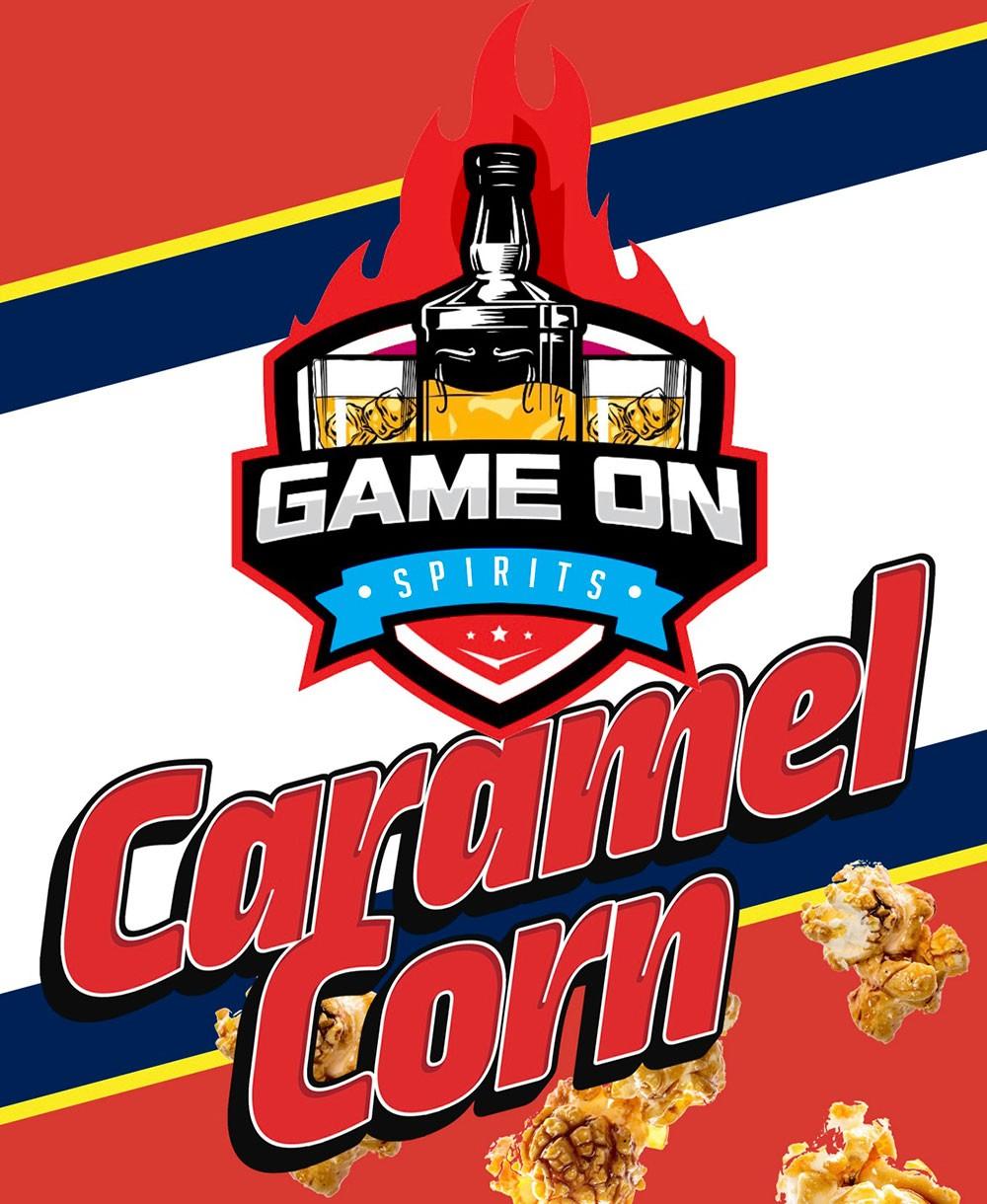 Game On Caramel Corn bottle