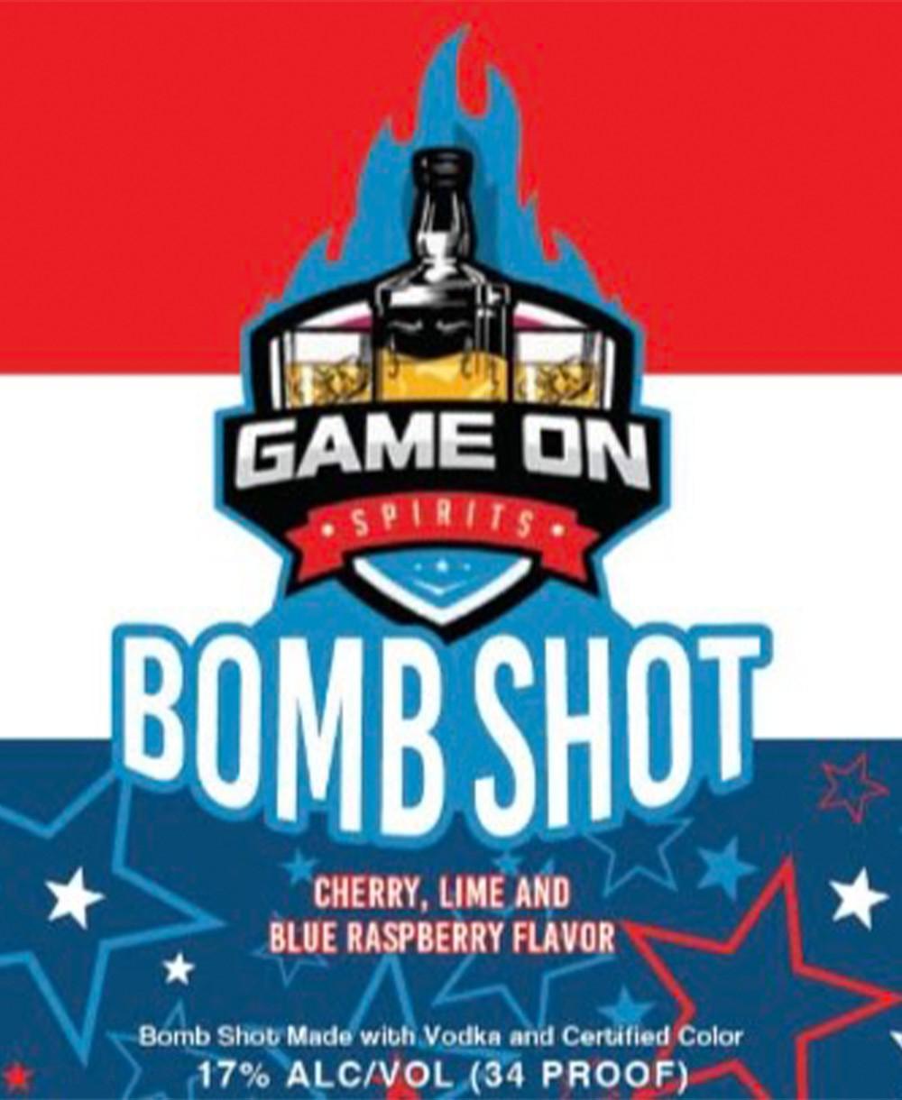 Game On Bomb Shot bottle